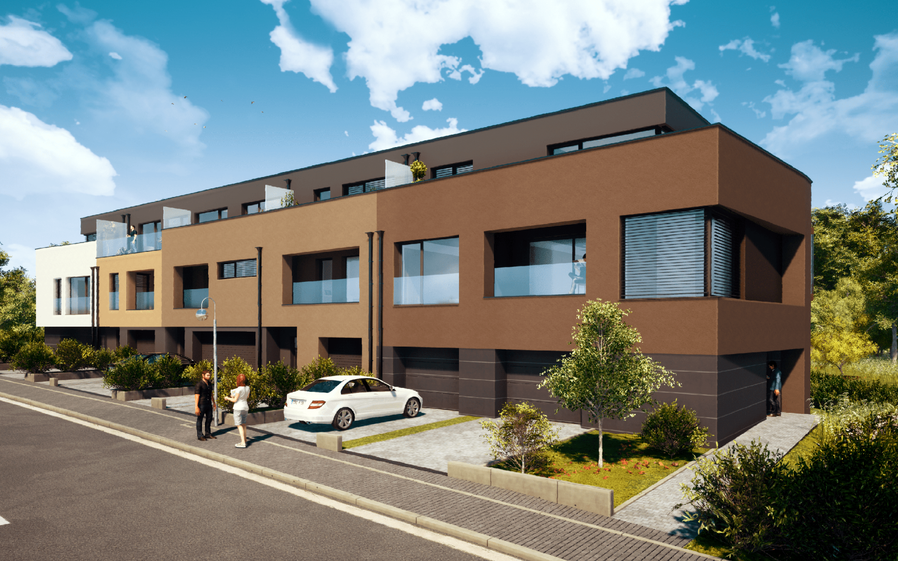 Maisons neuves à Luxembourg-Cessange