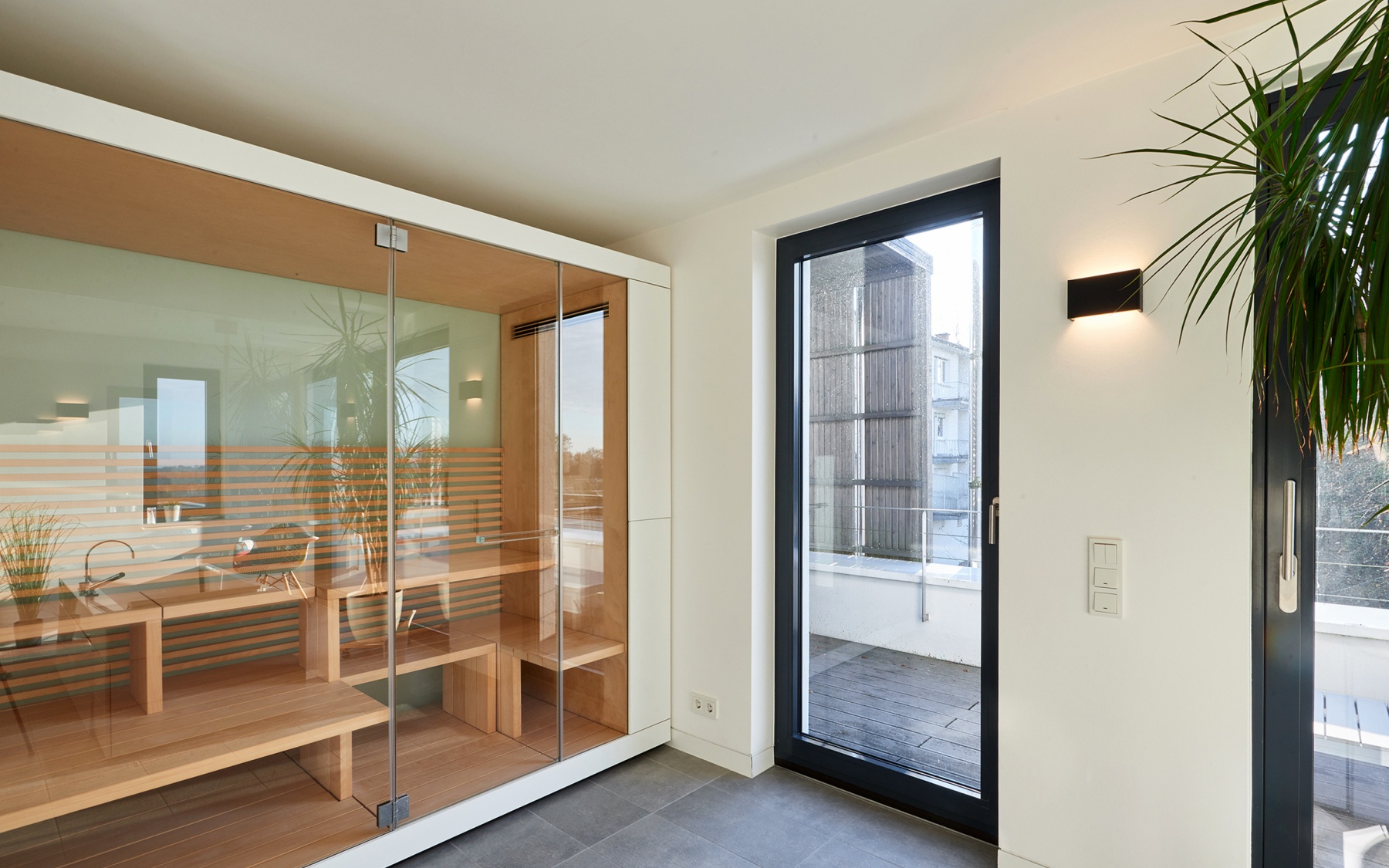 Furnished architect house in Bridel