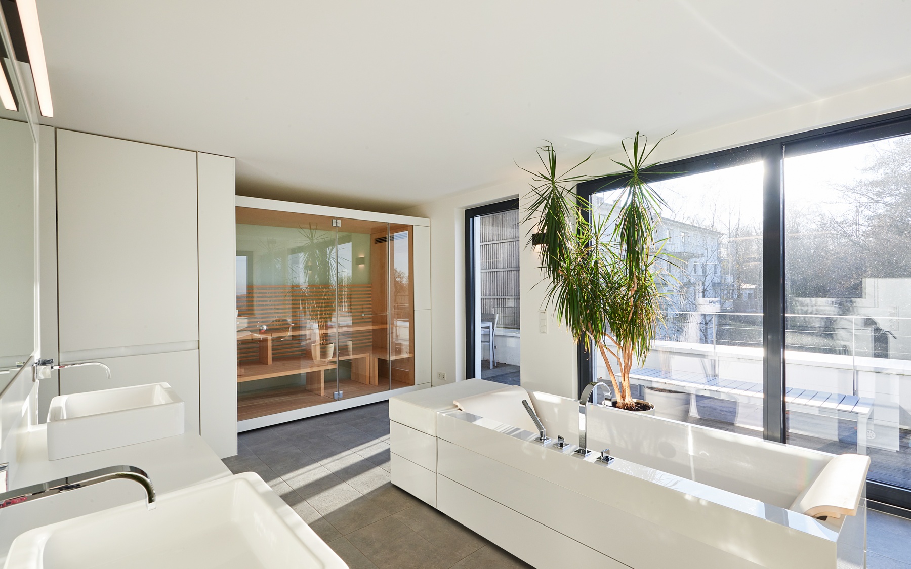 Furnished architect house in Bridel