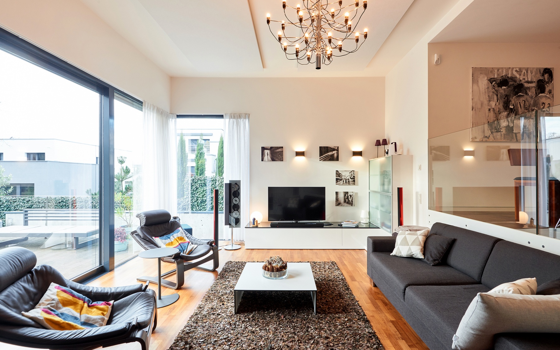 Furnished architect house in Bridel