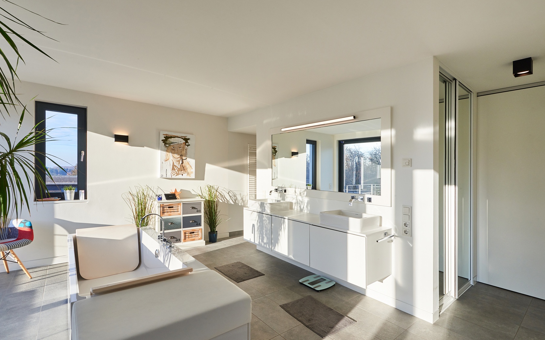 Furnished architect house in Bridel