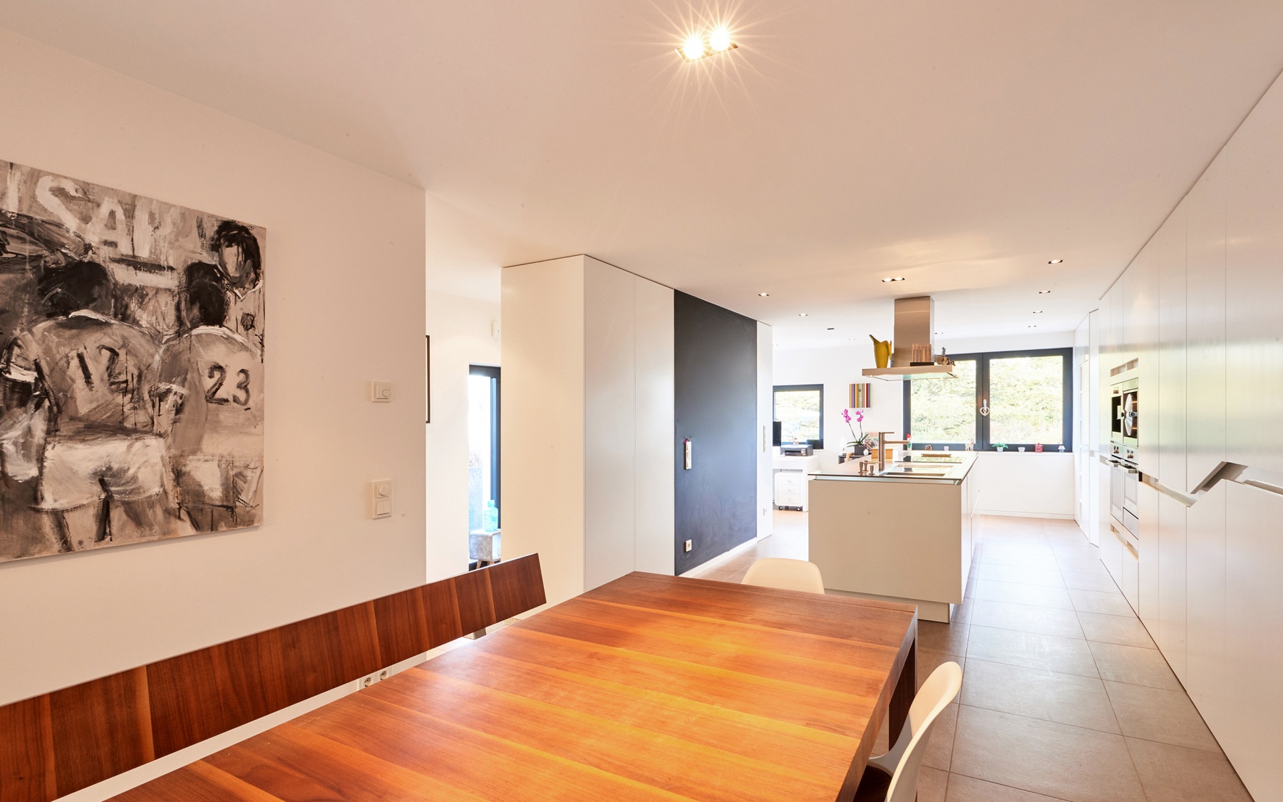 Furnished architect house in Bridel