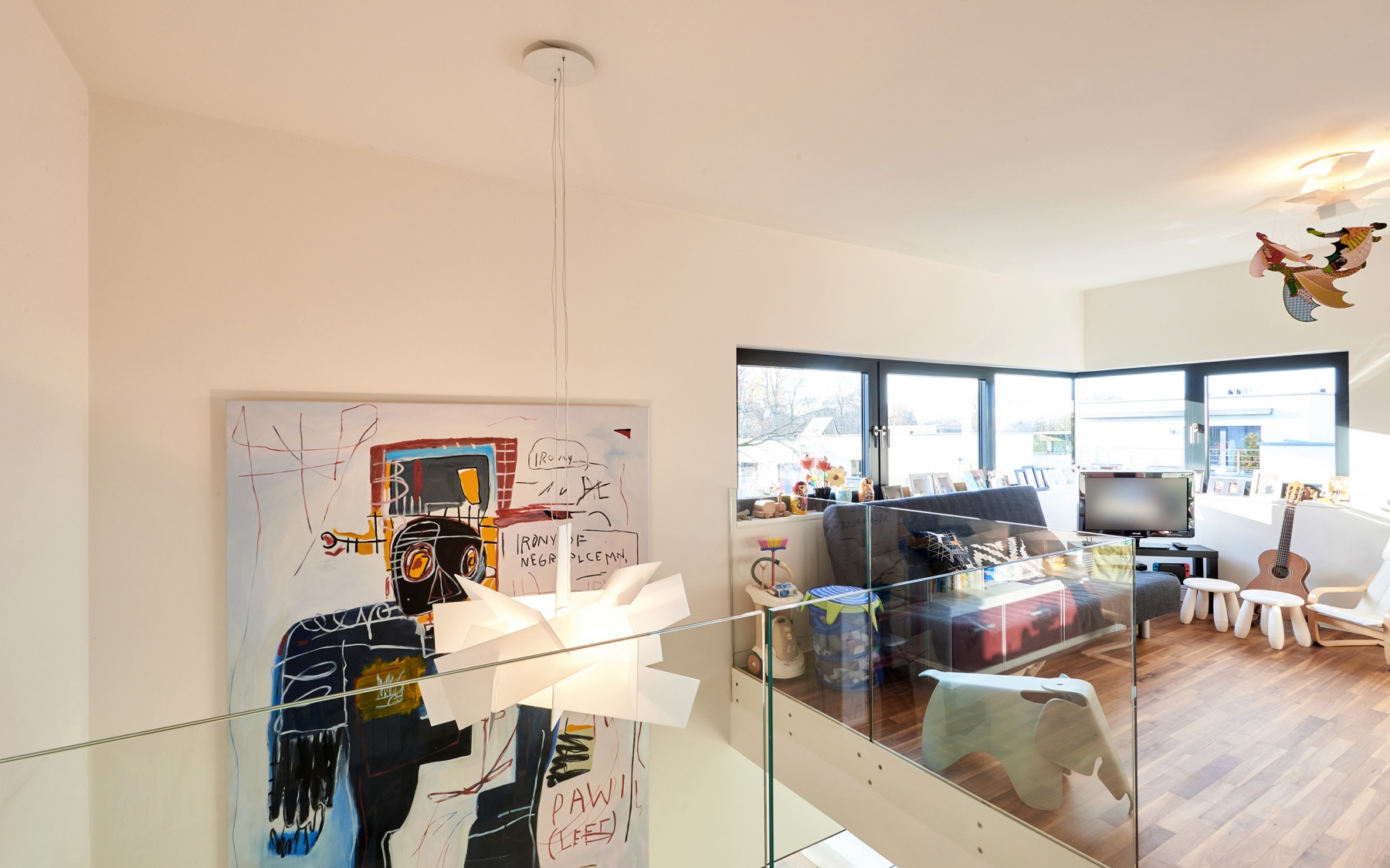 Furnished architect house in Bridel